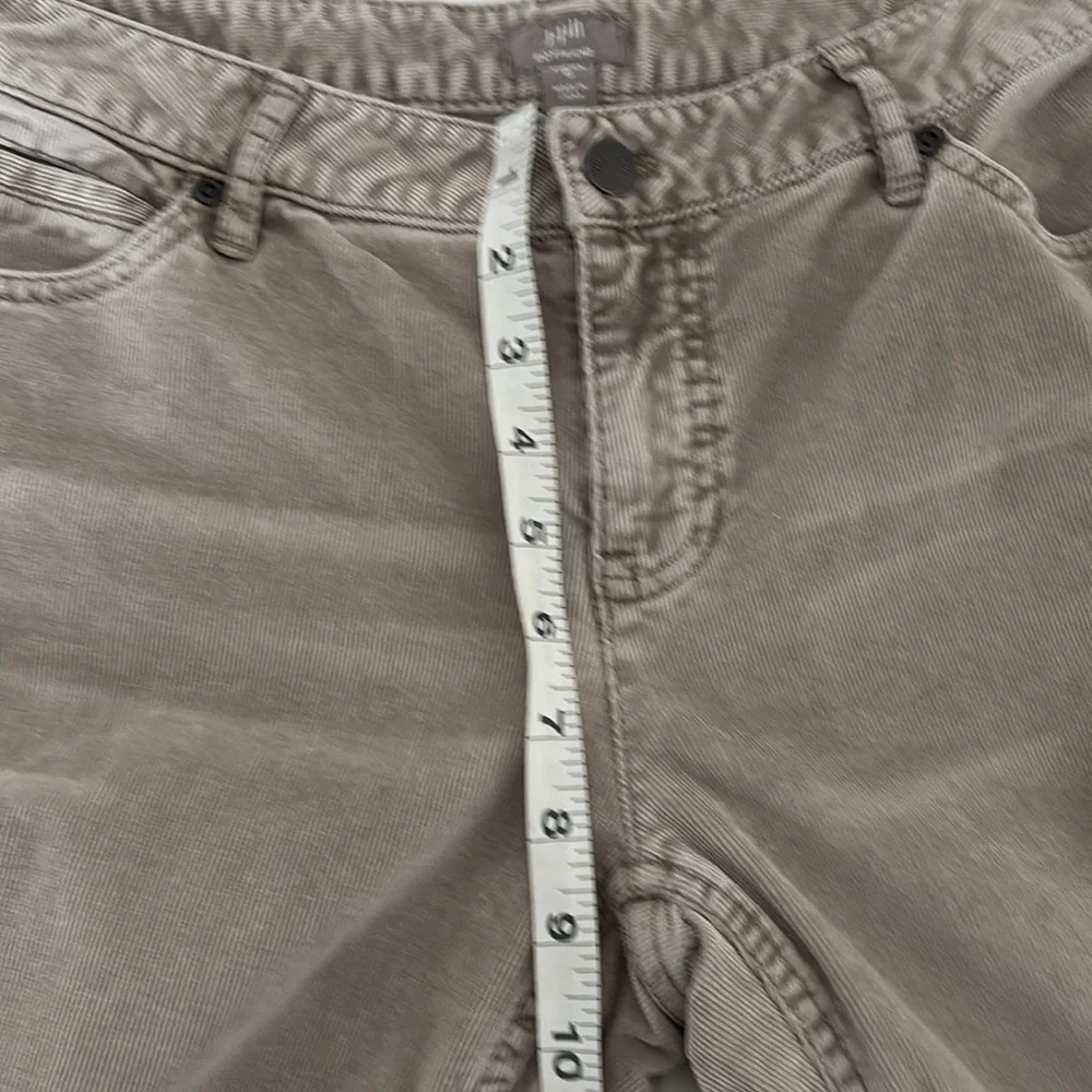 J.Jill Boyfriend Pants 6 Stretch Corduroy Quiet Luxury Preppy Casual Cabincore - Picture 9 of 14